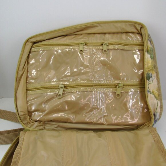 Allary Craft & Sew Blue Flower Print Storage Carryall Case Bag New with Tag - Picture 8 of 11